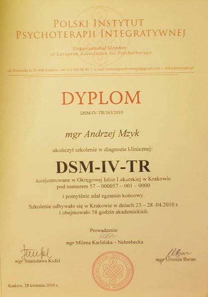 Psychoterapeuta Uzależnień